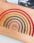 Over the Rainbow Embroidered Instant Photo Frame