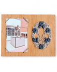 Fleur De Lis Embroidered Instant Photo Frame