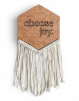 Choose Joy Macrame + Embroidery Kit