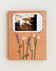 Portrait Wildflower Embroidered Instant Photo Frame