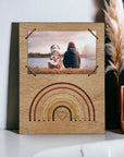 Rainbow Heart Embroidered Instant Photo Frame