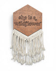 She Is A Wildflower Macrame + Embroidery Kit