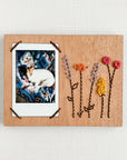 Landscape Wildflower Embroidered Instant Photo Frame