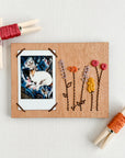 Landscape Wildflower Embroidered Instant Photo Frame