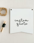 Custom Quote Inspirational Embroidery Kit