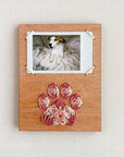 Portrait Pretty Paws Embroidered Instant Photo Frame