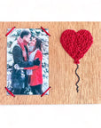 Heart Balloon Embroidered Instant Photo Frame