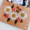 Darling Daisies Embroidered Instant Photo Frame