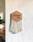 Choose Joy Macrame + Embroidery Kit