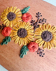 Sunny Sunflowers Embroidery Kit