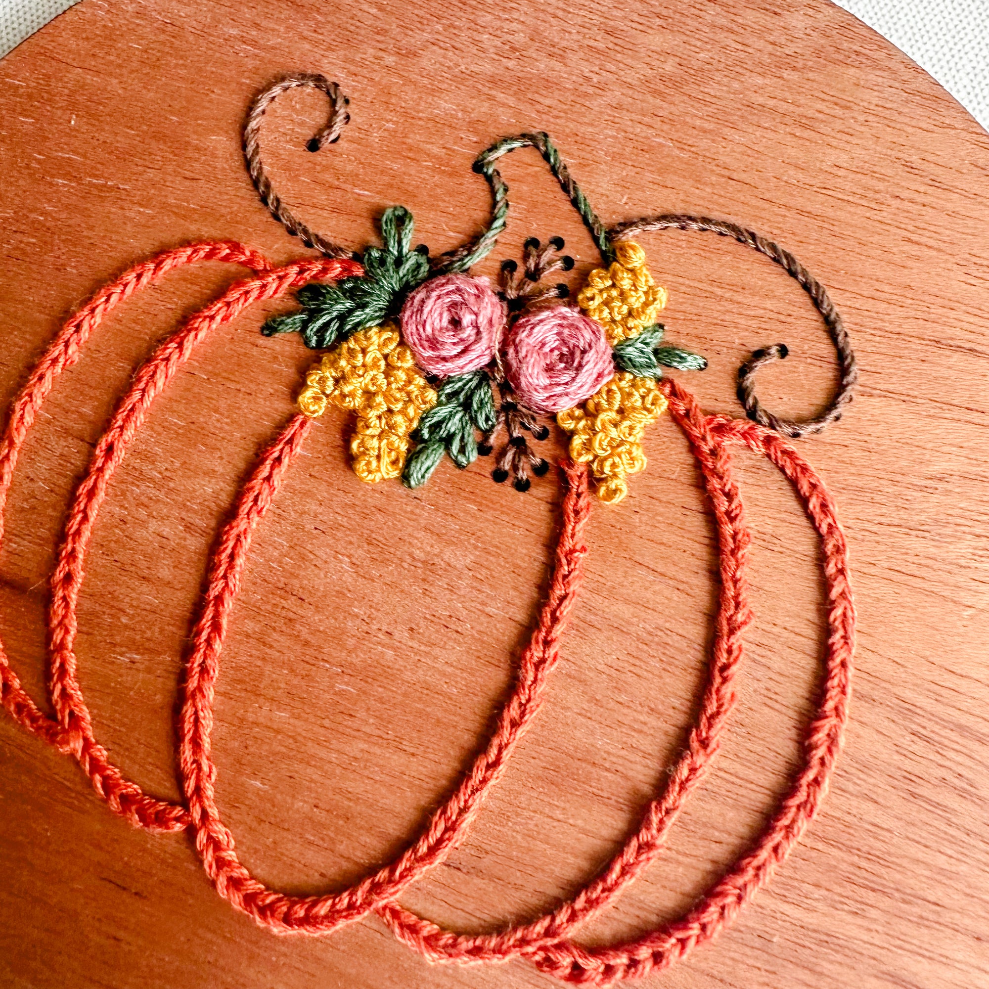 Spiced Pumpkin Embroidery Kit