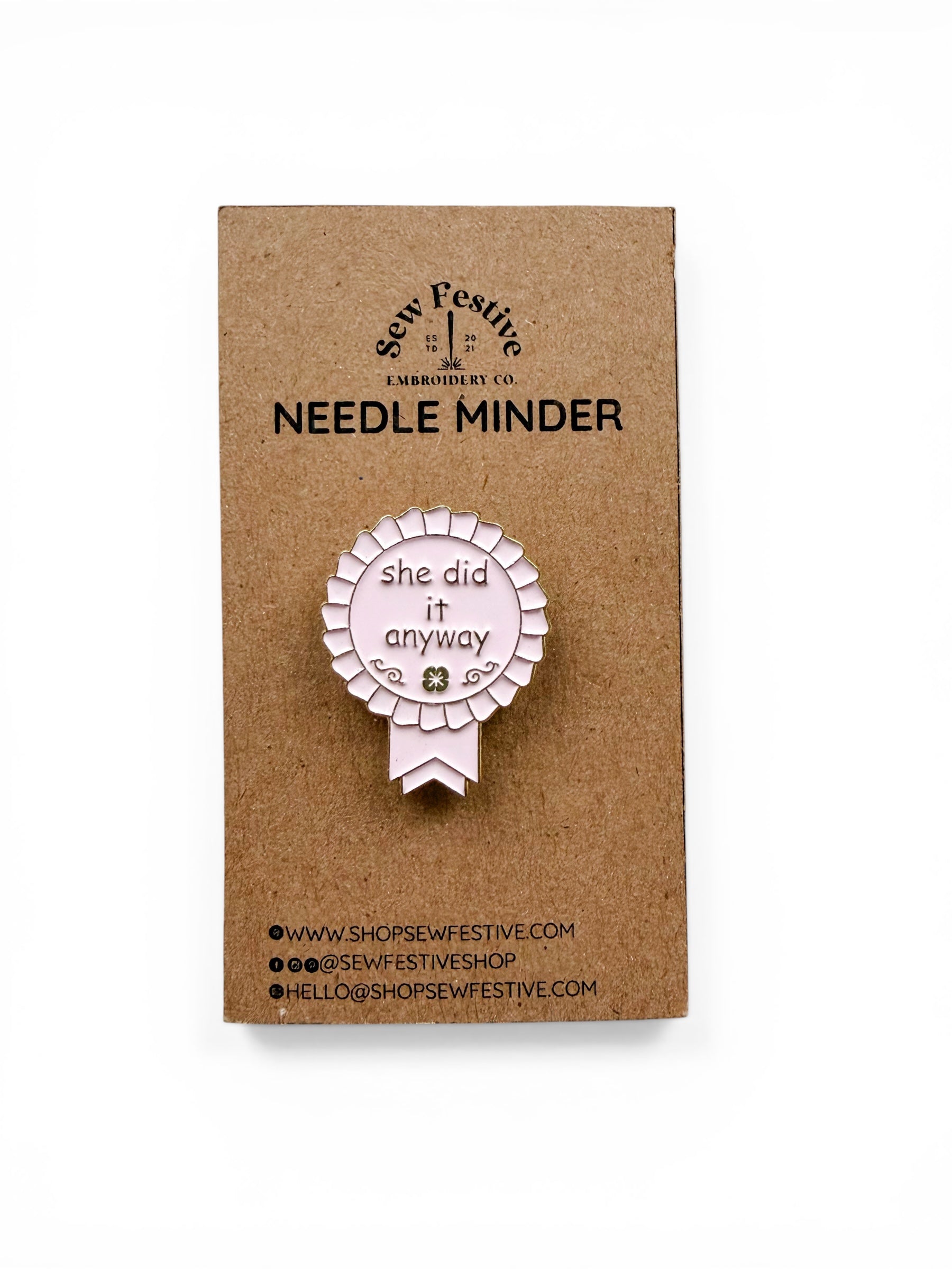 TINY TRIUMPH LASER EMBROIDERY NEEDLE MINDER – Sew Festive