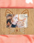 Pretty Kitty Embroidered Instant Photo Frame