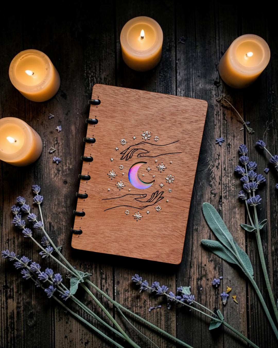 Moonstruck Discbound Journal Embroidery Kit - Junior Size