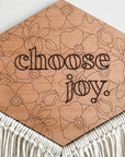 Choose Joy Macrame + Embroidery Kit