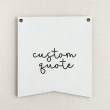 Custom Quote Inspirational Embroidery Kit