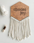 Choose Joy Macrame + Embroidery Kit