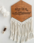 She Is A Wildflower Macrame + Embroidery Kit