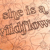 She Is A Wildflower Macrame + Embroidery Kit